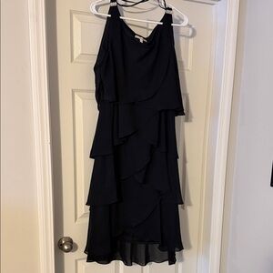 Elegant Black Layered Dress